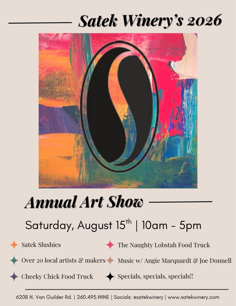 Satek Winery Annual Art Show 2026!